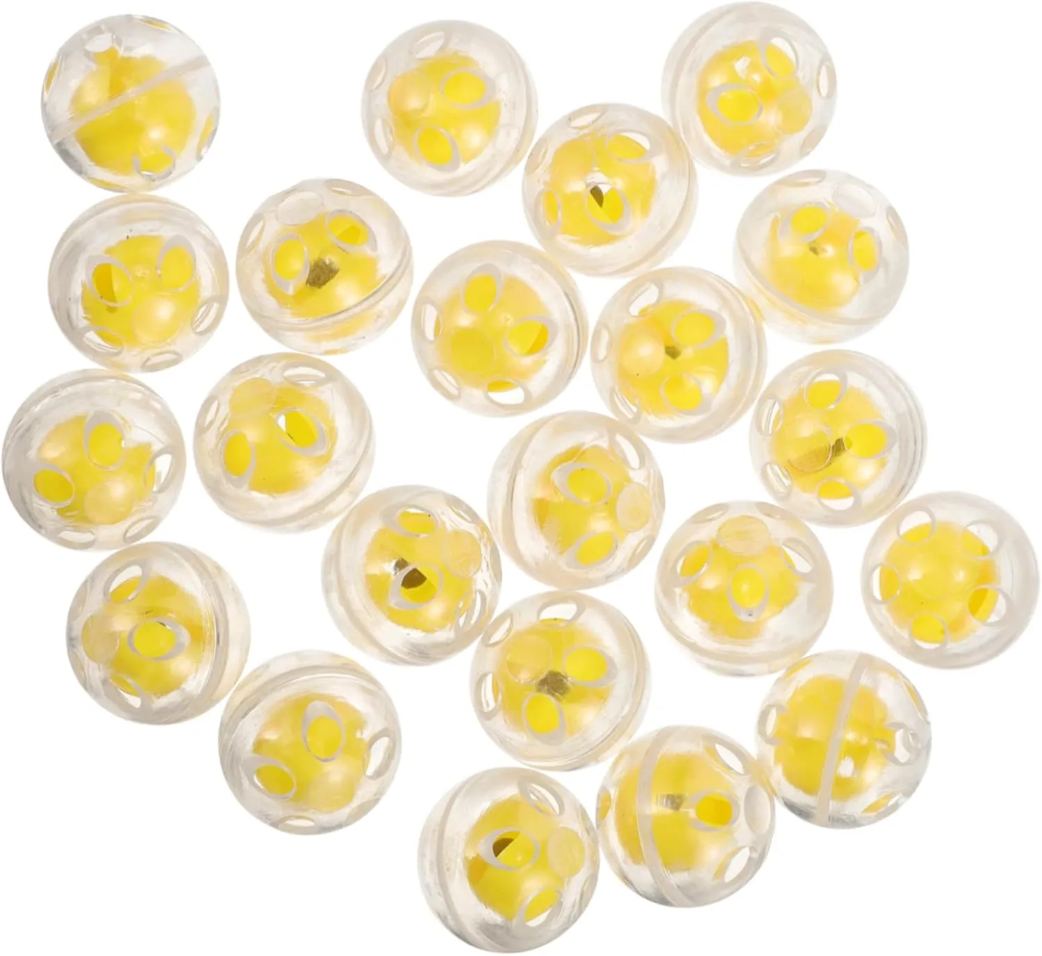 Toy Accessory VILLFUL 50pcs Plush Toy Insert Bell Sound Maker Miniature Hollowed Bells for Fun Plaything delight independent landless seawater Replacement Durable and Portable 