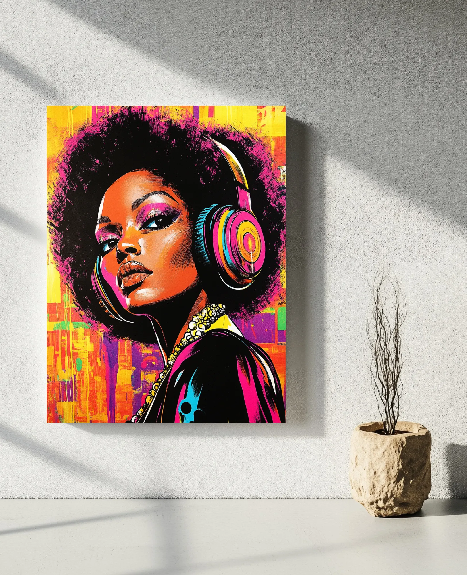 Toy Car Chase- Custom Canvas Wall Art
