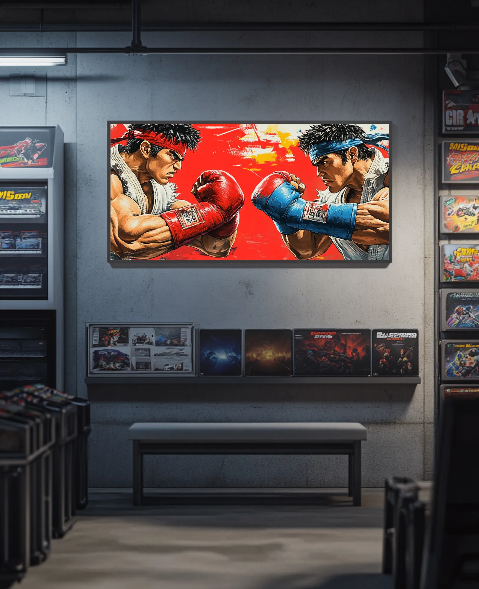 Toy Car Chase- Custom Canvas Wall Art