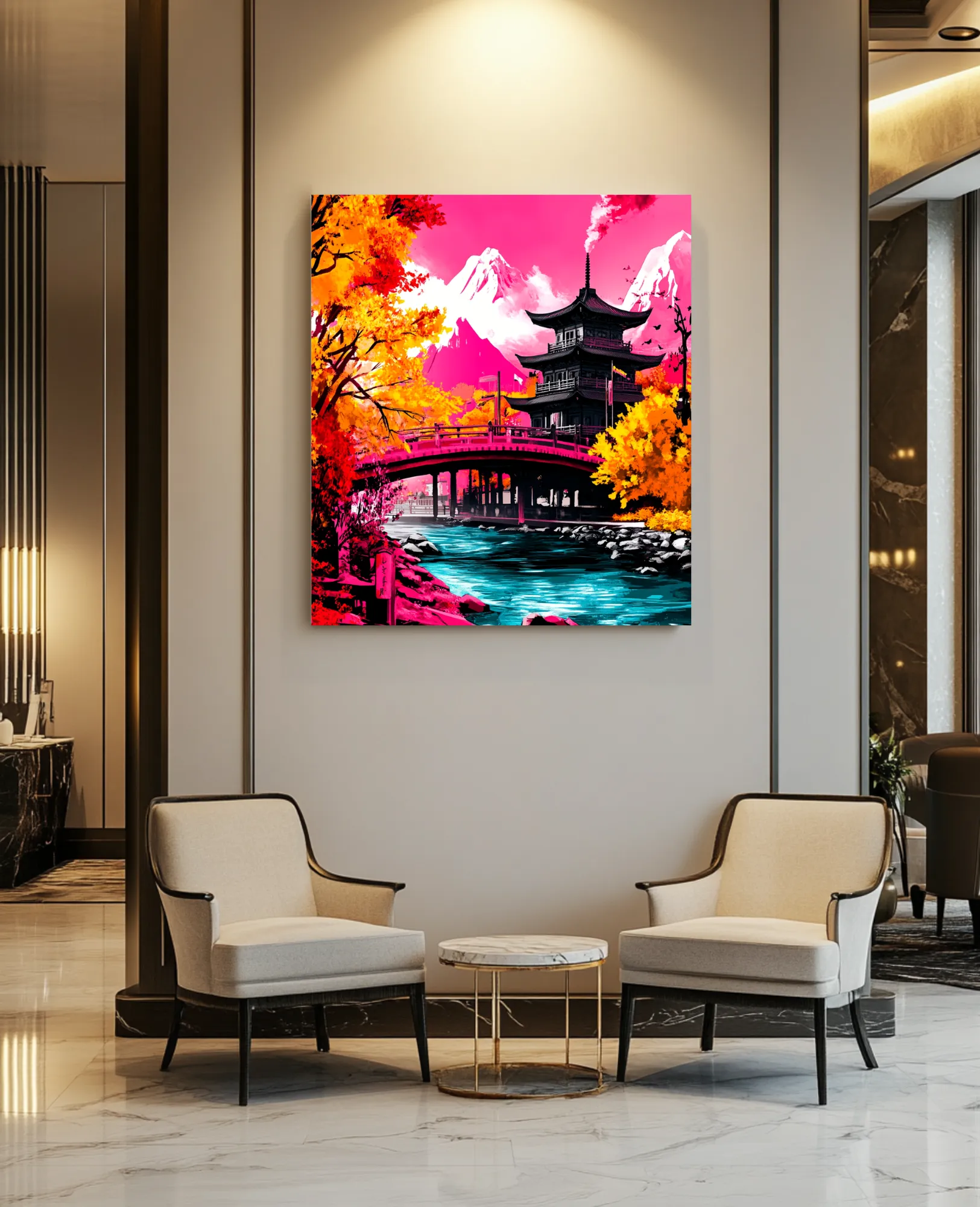 Toy Car Chase- Custom Canvas Wall Art