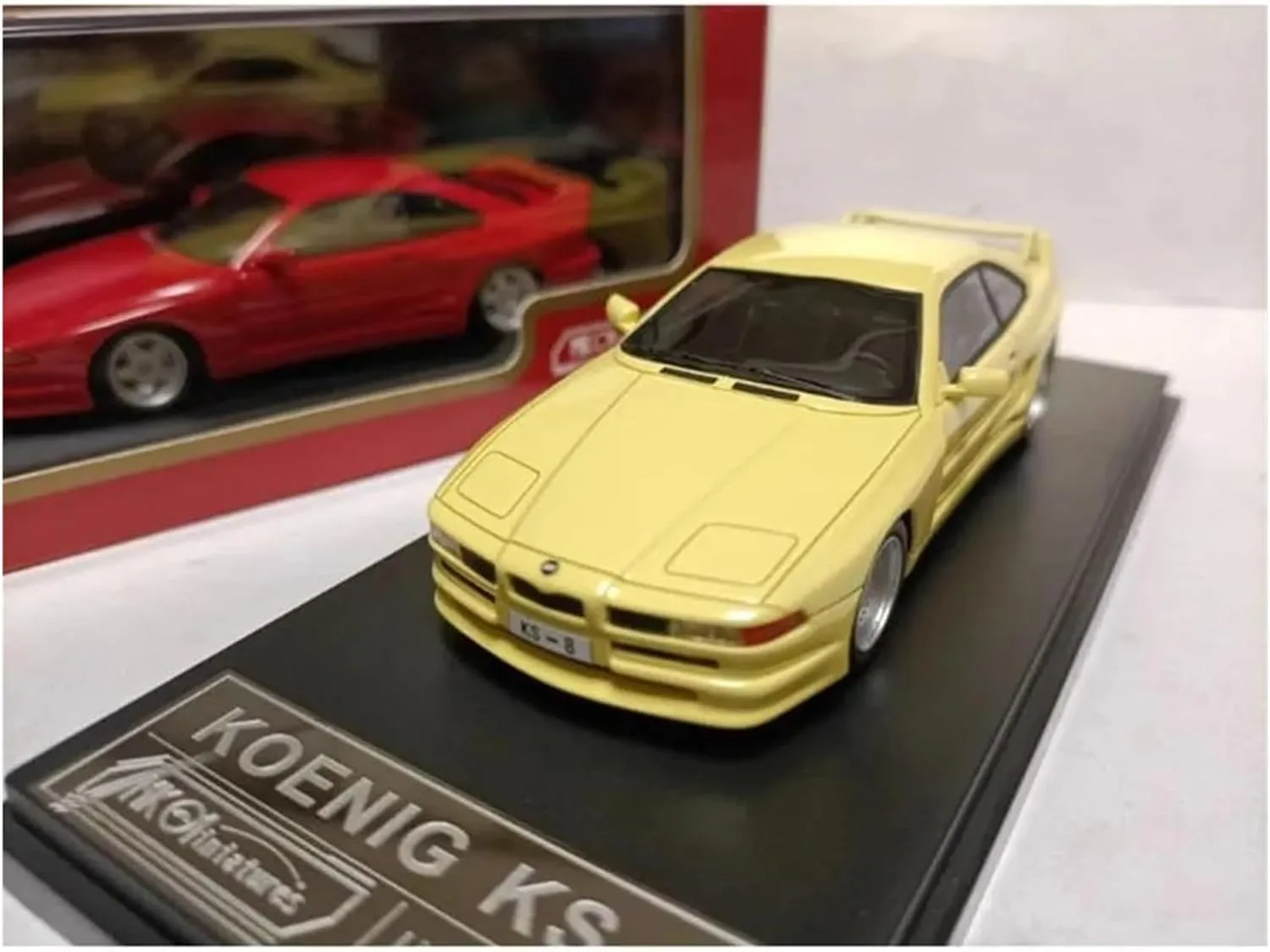 Toy Cars 1/43 for BMW E31 850i Koenig KS8 Resin Car Model Adult Souvenir rat insistence operational defense Classic Home Decoration for Home Or Office D��cor Metal Die Cast 