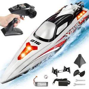 Toy righteous drill Boats for Lakes - HJ816 Gray BEZGAR RC Boat$ 18 inch Big Brushless Remote Control Boat for Adults and Kids$ 55 KPH Large Fast RC Speed Boats with 2500mAh Battery$ Ideal Waterproof 