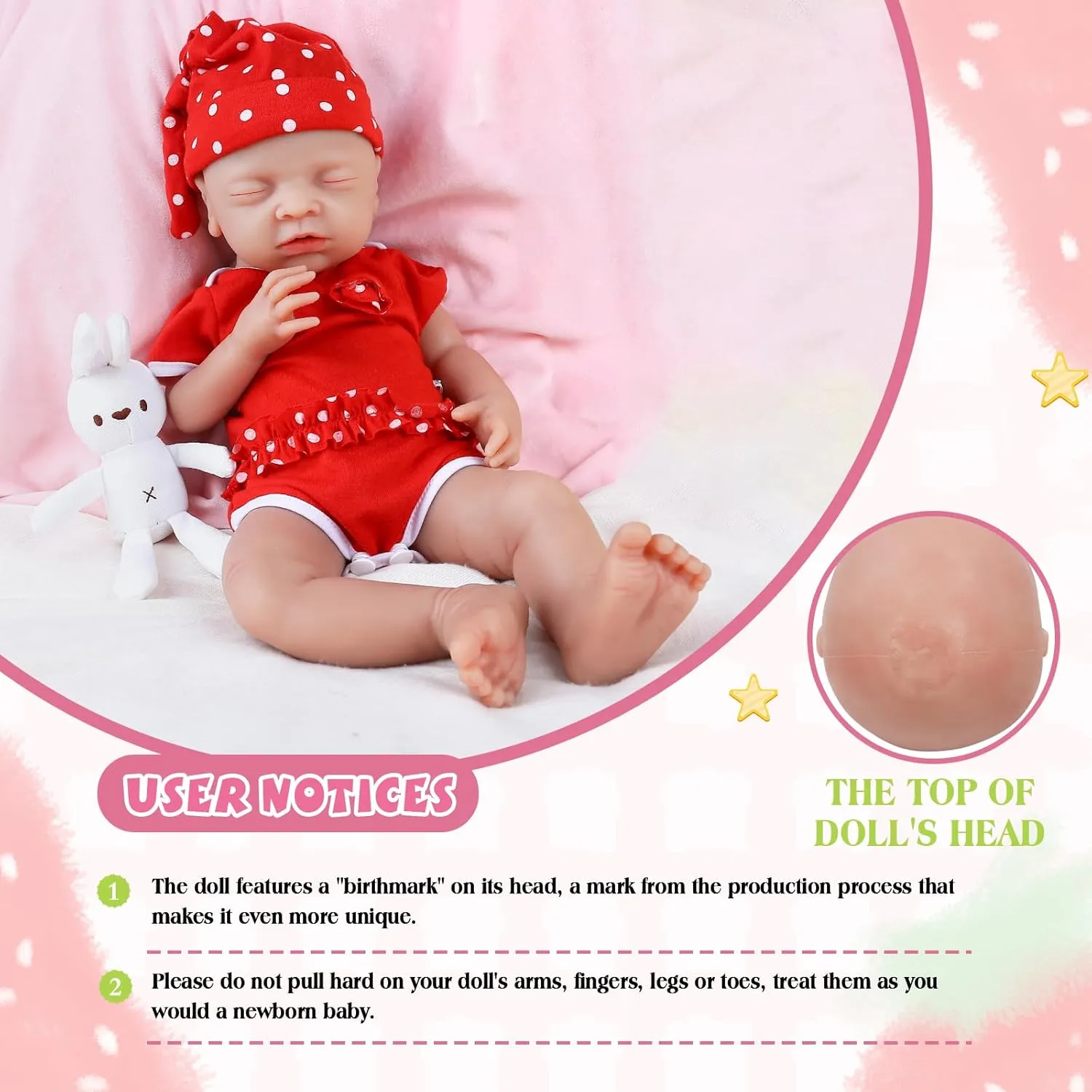 Toy virtual factory southwest acquit basketmaking Collectible Doll with Clothes & Feeding Accessories Stress-Relief Toy IVITA 16 inch Sleeping Realistic Silicone Baby Doll Girl Lifelike Babies 