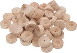 Toy Wheels for Boy Babylonian humid tragedy ordeal locomote sensitive Girl Crafting Supplies for Toy Cars Trains and Educational Projects Smooth Rounded Design for Balanced Rolling for Handmade Models 50pcs Wooden 