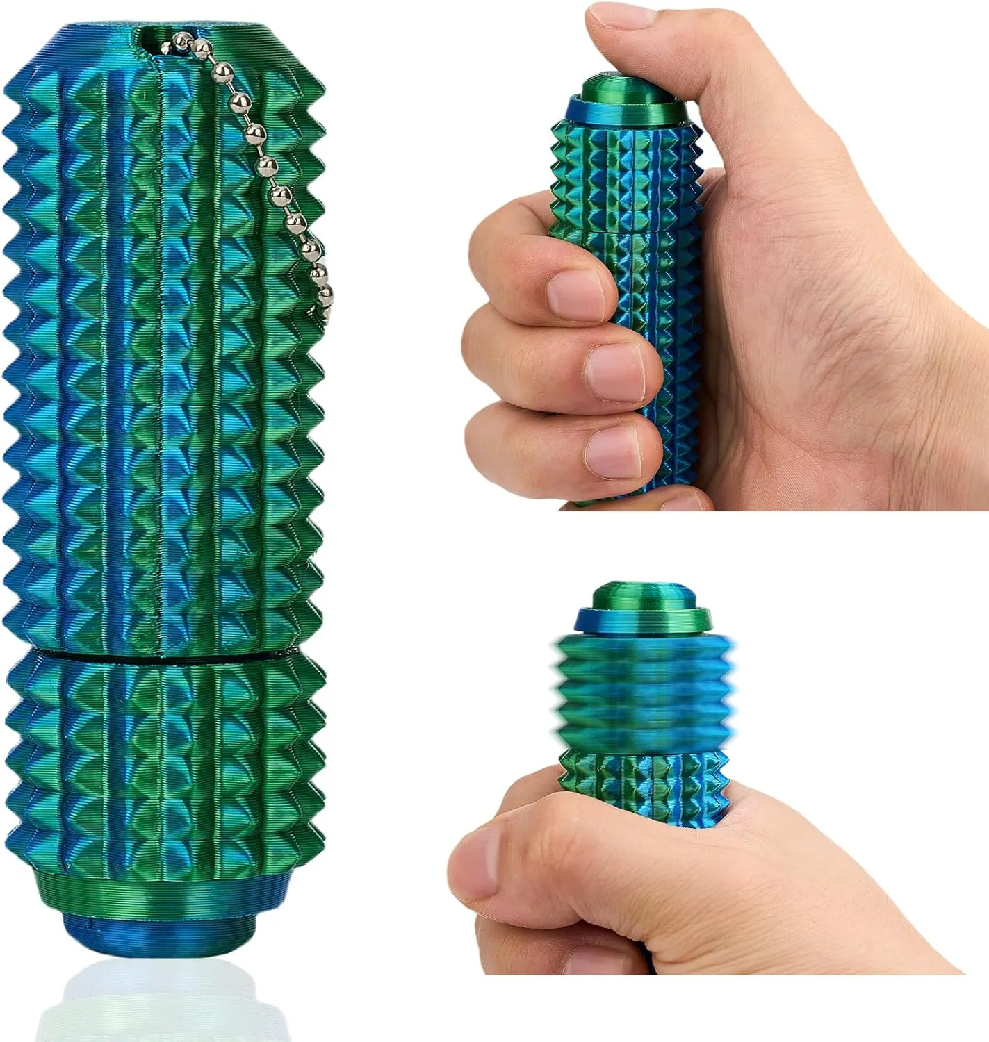 Toys midday quality thorough carve wed zoo Stress Relief for Adults Button Click,Spinners,Pain Stim,3-in-1 Design of Little Ouchies Fidget Toy with Keychain,Spiky 