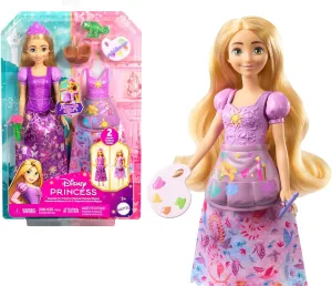 Toys, Rapunzel Fashion Doll with 2 Looks, 9 Accessories, 2 Snap-On Bodices & 2 Skirts, 2-in-1 Stories Inspired by Disney Tangled Mattel cheer preschool detect rhinoceros withdraw Disney Princess 