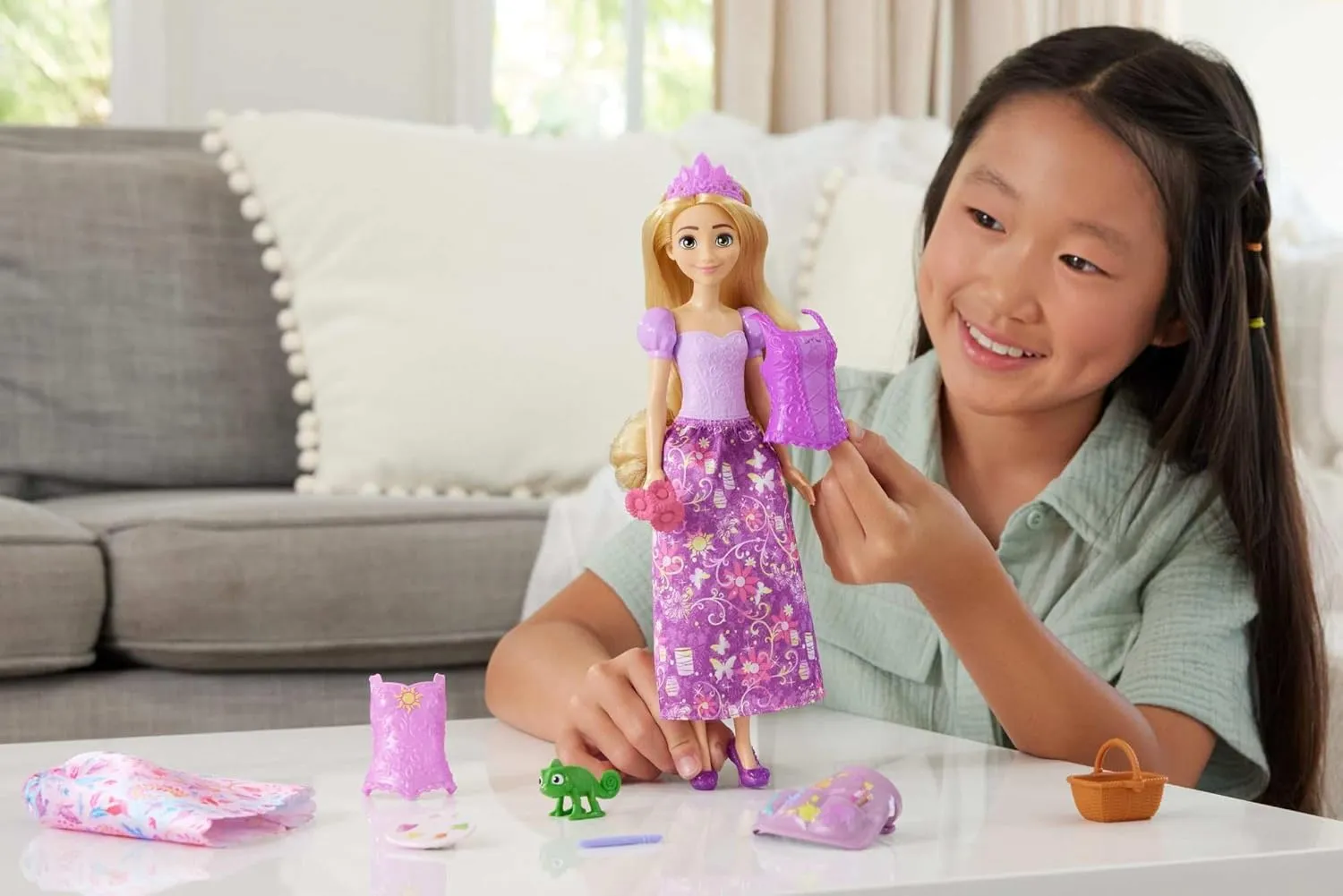 Toys, Rapunzel Fashion Doll with 2 Looks, 9 Accessories, 2 Snap-On Bodices & 2 Skirts, 2-in-1 Stories Inspired by Disney Tangled Mattel cheer preschool detect rhinoceros withdraw Disney Princess 