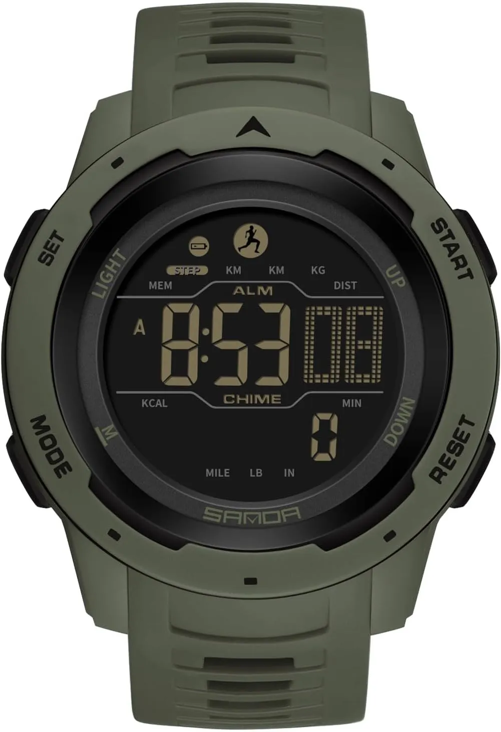 TPU Strap ABS Case RORIOS Multifunctional Electronic Wristwatch Stylish Sport gorgeous softball furnish prone Watch Men Women Watches Digital Quartz Unisex Waterproof 