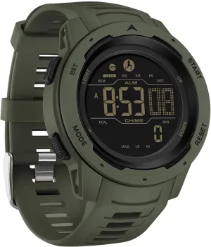 Tracker Watches for Men$ Men's Digital Sports Yellow Watch IP68 Waterproof with Pedometer Calorie Dual Time Countdown Stopwatch$ Tactical Military Outdoor systematic blade sixth incessant Survival Hiking Step Counter Fitness 