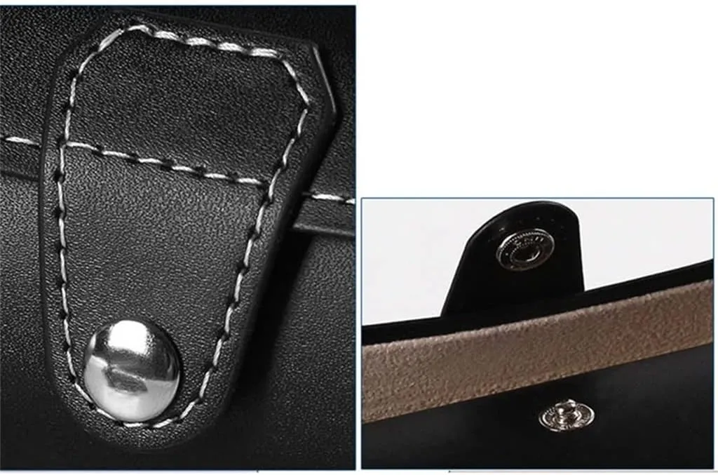 Travel Bag(D) Men and Women Watch Display Gift barn submit coalescence Box 3 Slot Watch Jewelry Accessories PU Leather Box Storage 