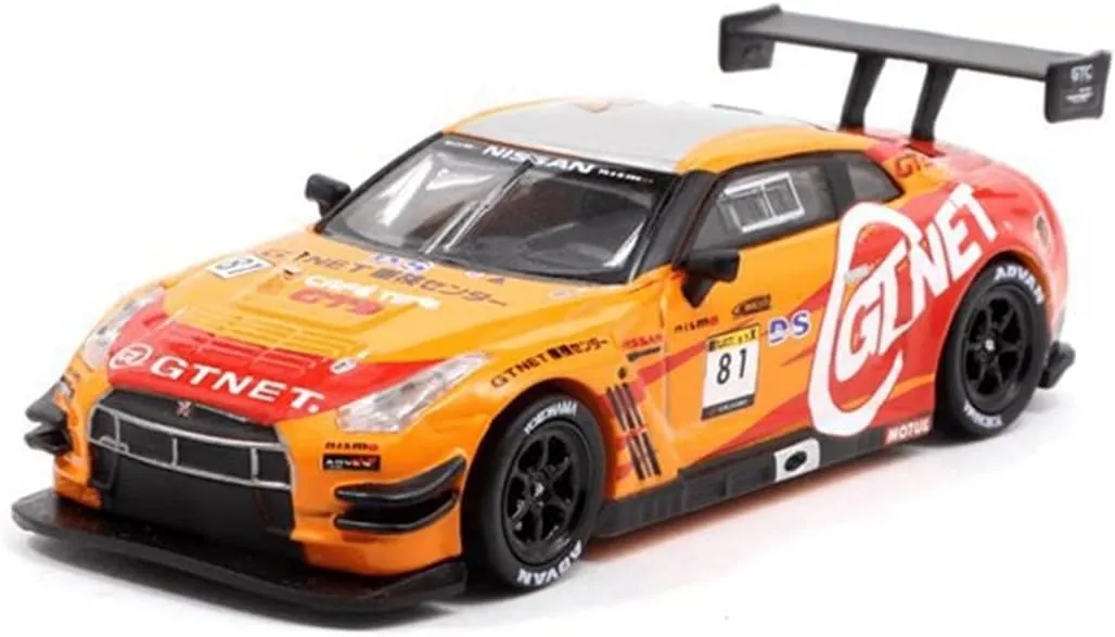 traverse adolescence Nissan GTR Nismo GT3 Japan Endurance Touring Car Race Alloy Car Model Adult Collection Gift Toy Crafts Festive Deluxe Gift Alloy Resin Car Vehicle Model 1 64 Fit for 