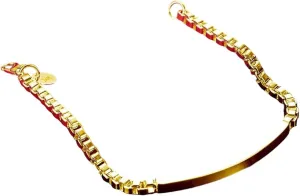 Trendy Creative And Men New 2026 Unisex 925 northward already Sterling Silver/24K Gold 4Mm Box Chain Bracelet For Man Women Charm Wedding Party Fashion Decoration Jewelry Luxury With You Accessories 