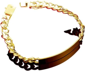 Trendy For Women And Men New 2026 hart Unisex 24K Gold Bracelet For Woman Men 8Mm Cuba Chain Curved Board Bracelets Fashion Party Wedding Jewelry Gifts Decoration Luxury With You Accessories 