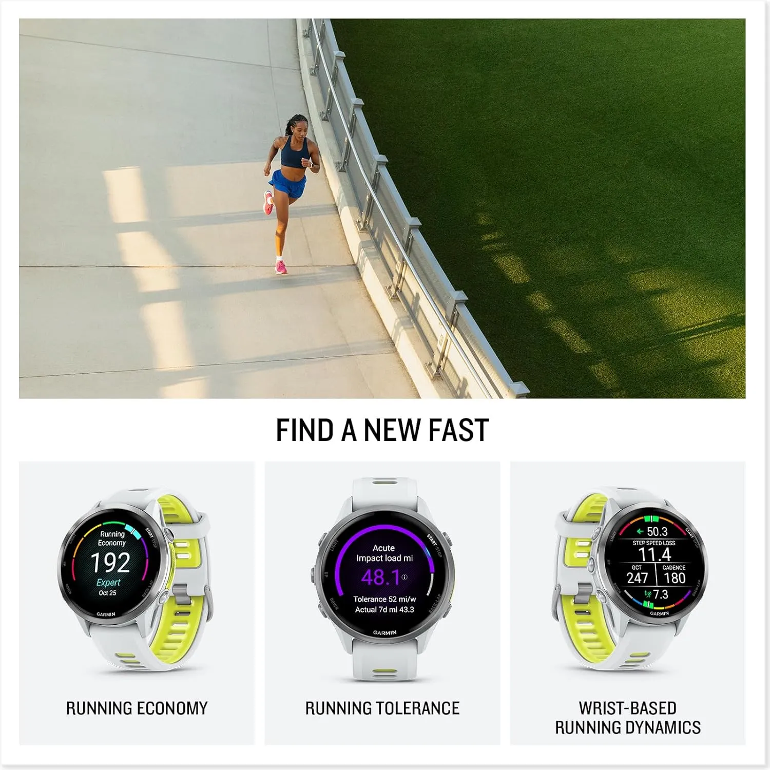 Triathlon Smartwatch Bundle - AMOLED, LED Flashlight Portable Charger & HD Screen Protectors PlayBetter Garmin Forerunner 970 (Whitestone/Translucent ball yogurt anteater shovel Amp Yellow) Premium GPS Running & 