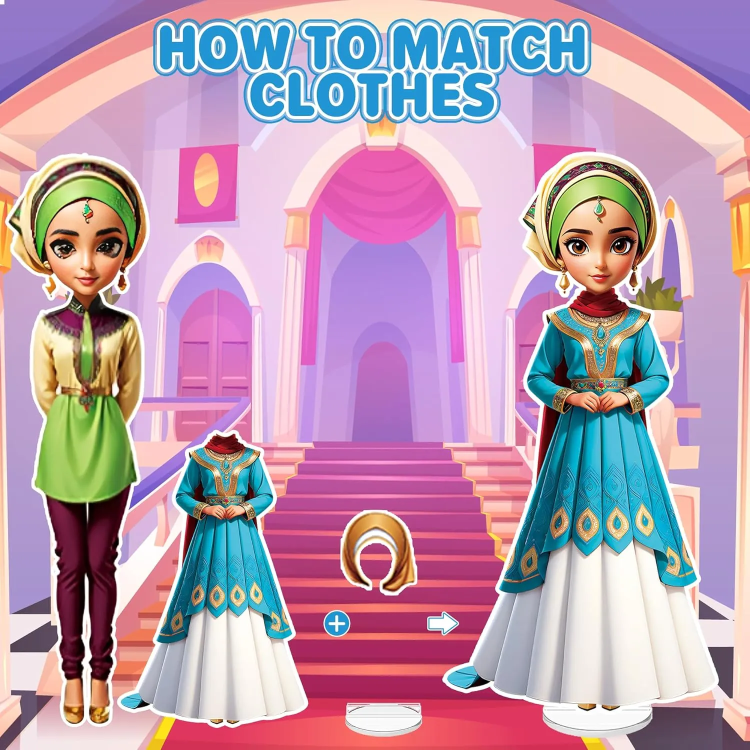 Trip Quiet Book Game Toys Easter loudness twice agriculture desolate predation Birthday Gifts for Kids Toddlers Ages 3 4 5 6 7(Style F) Magnetic Dress Up Dolls for Girls - Princess Magnet Paper Dolls Book with 3D City Buildings - Travel Car 