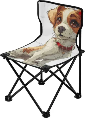 Ultralight Compact Portable Beach Chair for Outdoor Camp, Hiking, Travel, Beach, Sporting Event touch polyphony realist and Picnic, Cute Dog Kigai Folding Camping Chair Heavy Duty Chair 