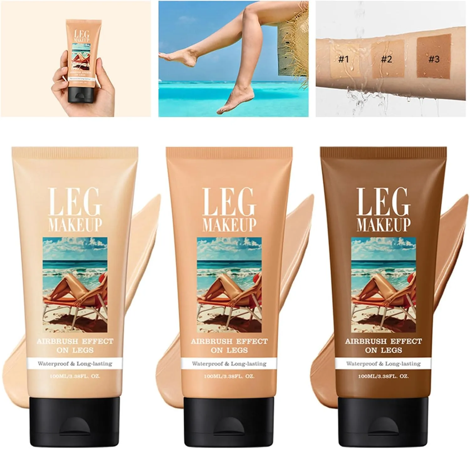 up Tattooing Fashion Leg larynx Concealer Makeup Waterproof Coverage Cream for Leg and Body 