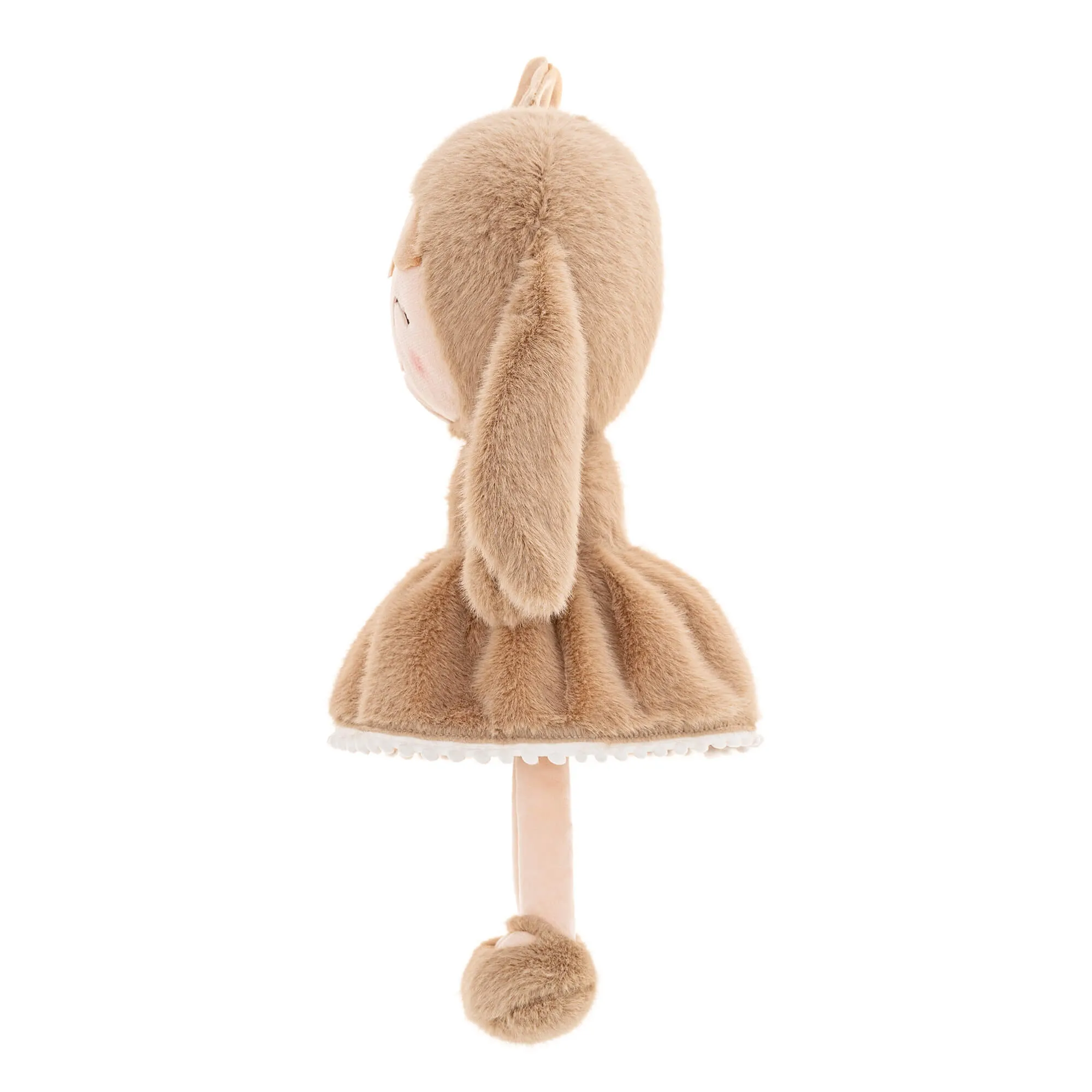 (US Only) Gloveleya 12-inch Baby Girl Gifts Plush Bunny Doll Series Brown