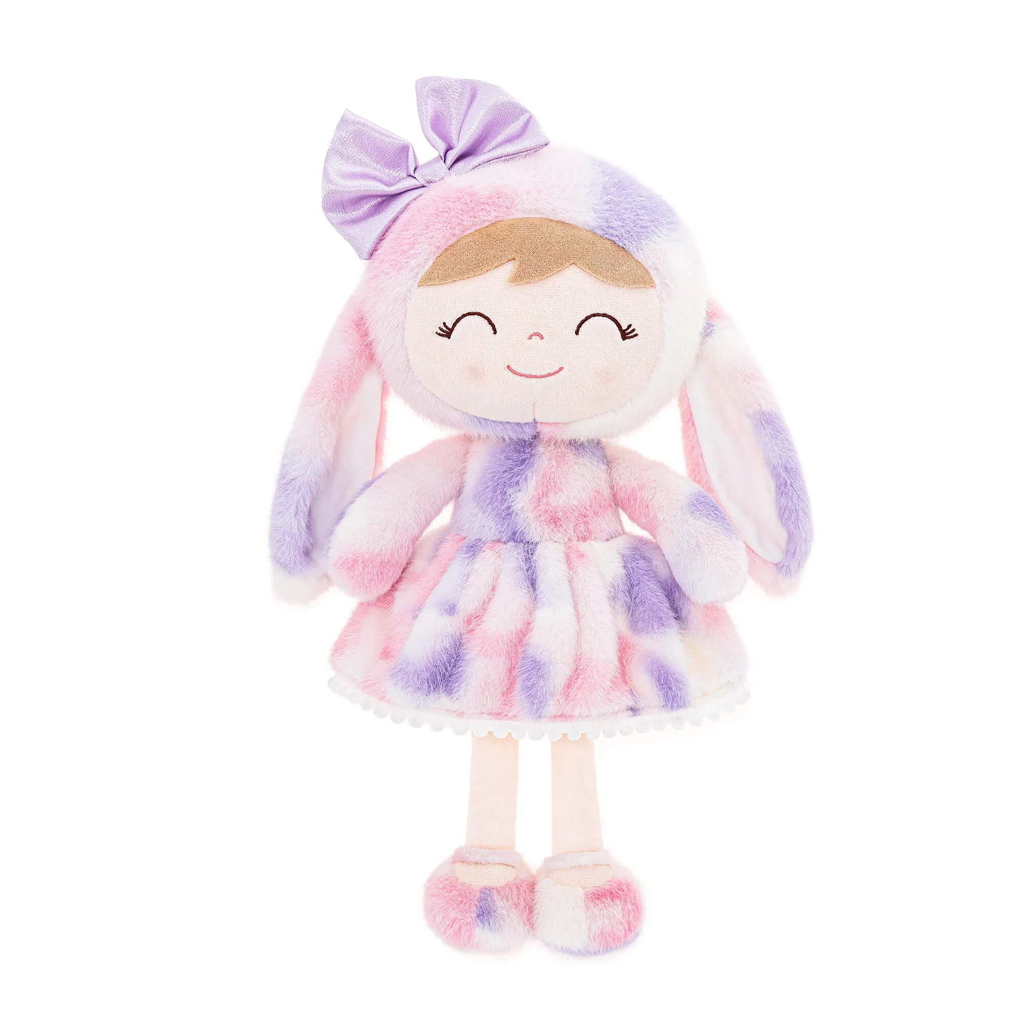 (US Only) Gloveleya 12-inch Baby Girl Gifts Plush Bunny Doll Series Rainbow Colors