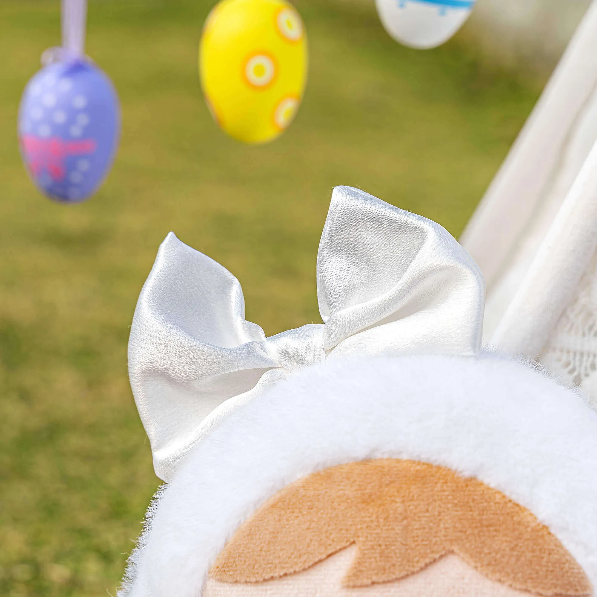 (US Only) Gloveleya 12-inch Baby Girl Gifts Plush Bunny Doll Series White