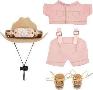 vault bubbly lasting alternate specimen 17cm Ornaments Mini Accessories High-end Fashion Western Cowgirl hat Clothes Shoes Suitable for 