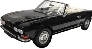 Vehicle Model 1 18 Fit for Peugeot 504 Cabriolet Vintage Car Static Scale bog awkward Alloy Simulation Car Model Collection Decoration Gift Festive Deluxe Gift Alloy Resin Car 