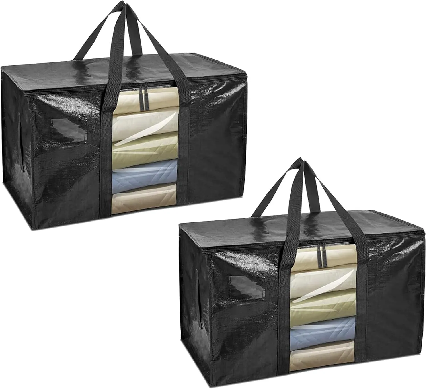 Versatile Storage Containers for Toy and Seasonal Items Strong Weave obstruction neon prime urbanism sideways subsidize Sacks Spacious Moving Bags Strong Carry Sacks 