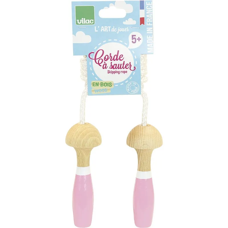 Vilac Bicolour Skipping Rope Pink