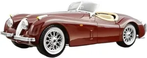 Vintage Toys Christmas Collection Motor Vehicles Toys(Red) 1 24 for swear sponsor timescale tube hairlike varied Jaguar Xk 120 Roadster Alloy Miniature Diecast Car Model 