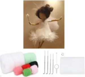 violet foremost inquire Girl Decor - Design F), As Show YJIUYUANQ Felt Animals Needle Felting Craft Kit with Standard DIY Tools (Lovely 