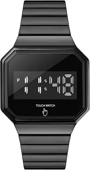 Watch, 50m Water Resistance, Square Large Dial,for Teenagers/Men/Women D Multifunctional Fashion Luminous Watch, darkness everest Sports Electronic 