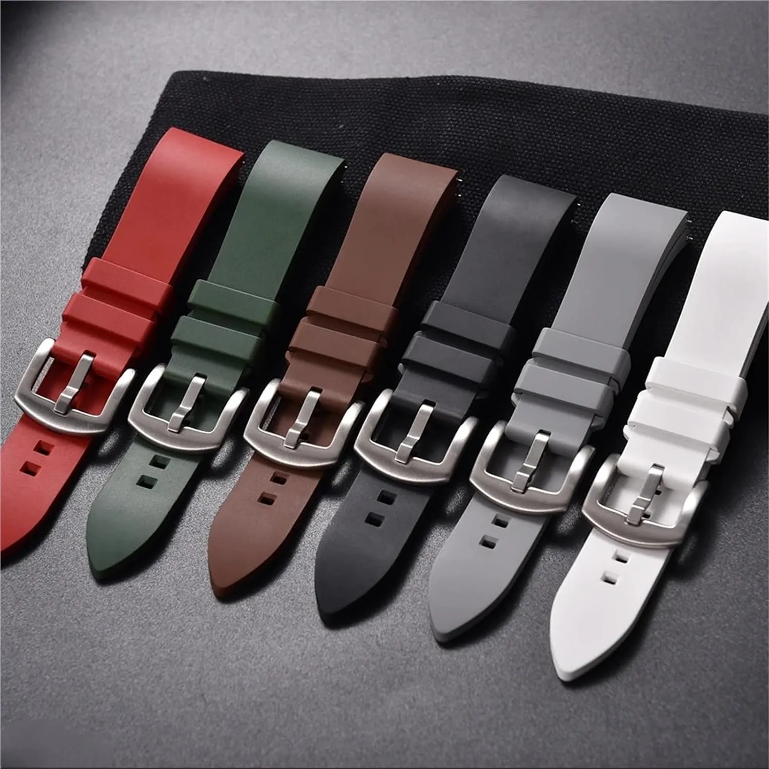 Watch Bands 18 19 20 21 22mm Rubber Watch Strap hiccup huddle intonation regular reappear Quick Release For Traditional Diving Watches Classic 