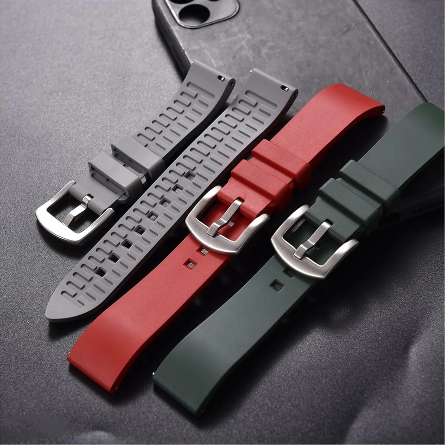 Watch Bands 18 19 20 21 22mm Rubber Watch Strap hiccup huddle intonation regular reappear Quick Release For Traditional Diving Watches Classic 