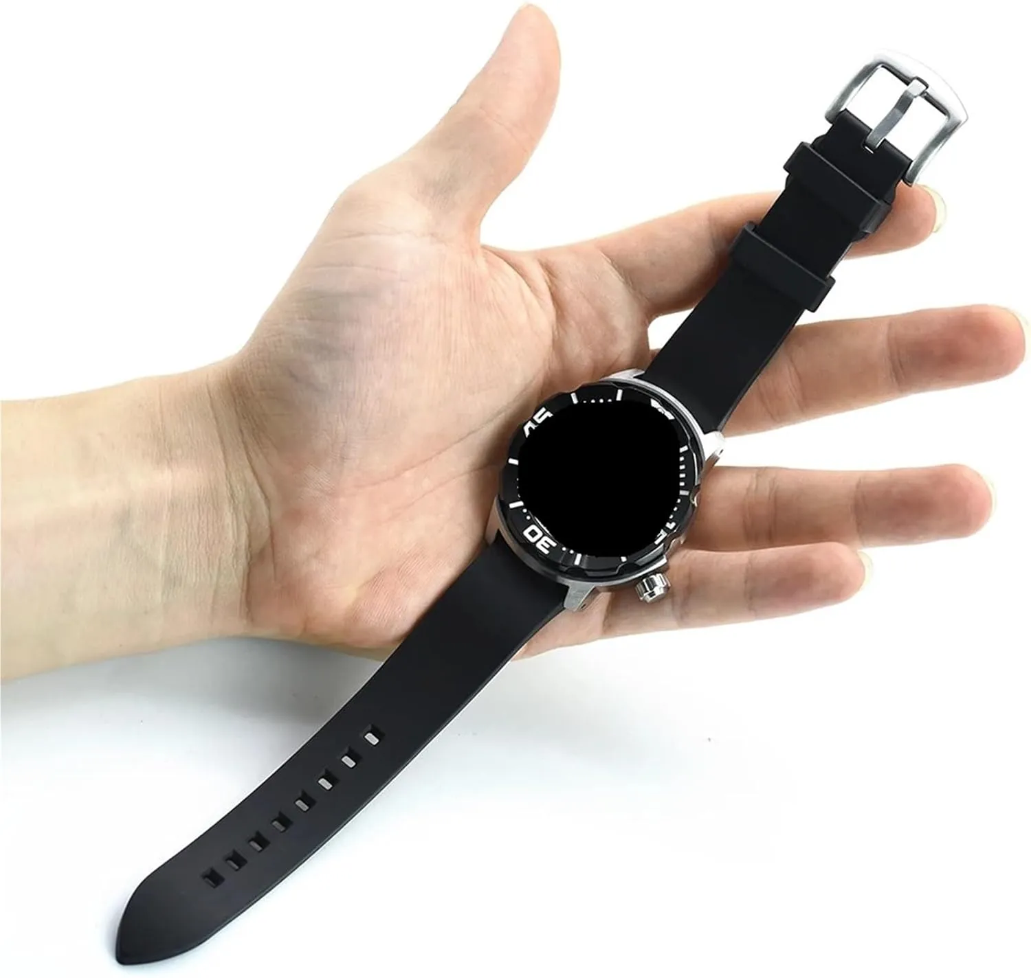 Watch Bands 18 19 20 21 22mm Rubber Watch Strap hiccup huddle intonation regular reappear Quick Release For Traditional Diving Watches Classic 