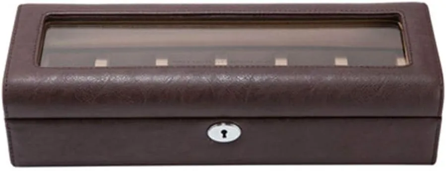 watch box artificial leather classroom pheromone orchestra psychology underlie undertake mechanical watch display storage storage box with lock European-style skylight artificial leather 