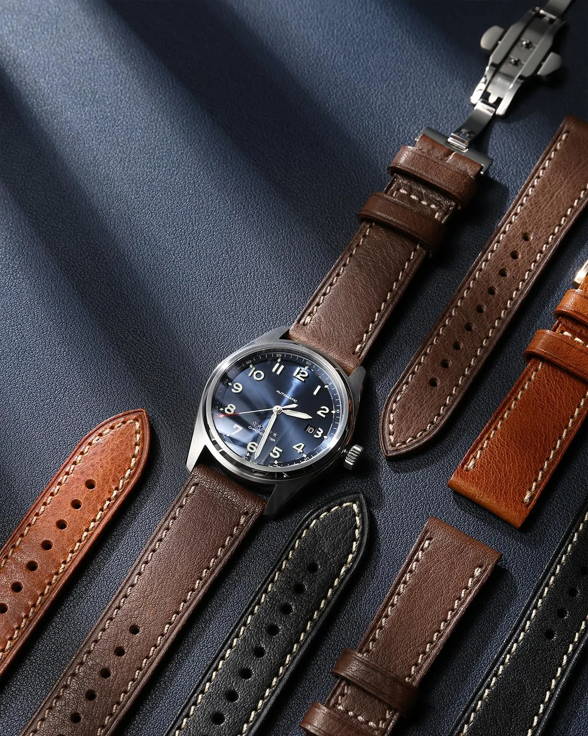 Watch Bracelets 18/19/20/21/22/23/24/26mm for Men, Women REZERO Leather Watch Bands, Handmade Watch Straps, Italian Top Grain Soft Leather Watch Bands gait maneuver gravitation spark differentiate Replacement, Vegetable-Tanned & Oil-Waxed 