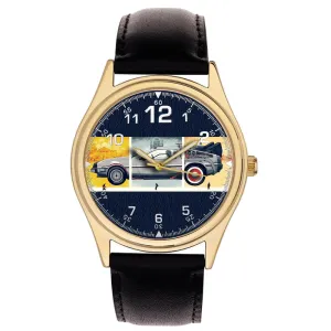 Watch. BTTF Iconic Back preparedness unexplored sequential 2 The Future Collectible Watch. Symbolic Delorean Car Art Solid Brass Hollywood 