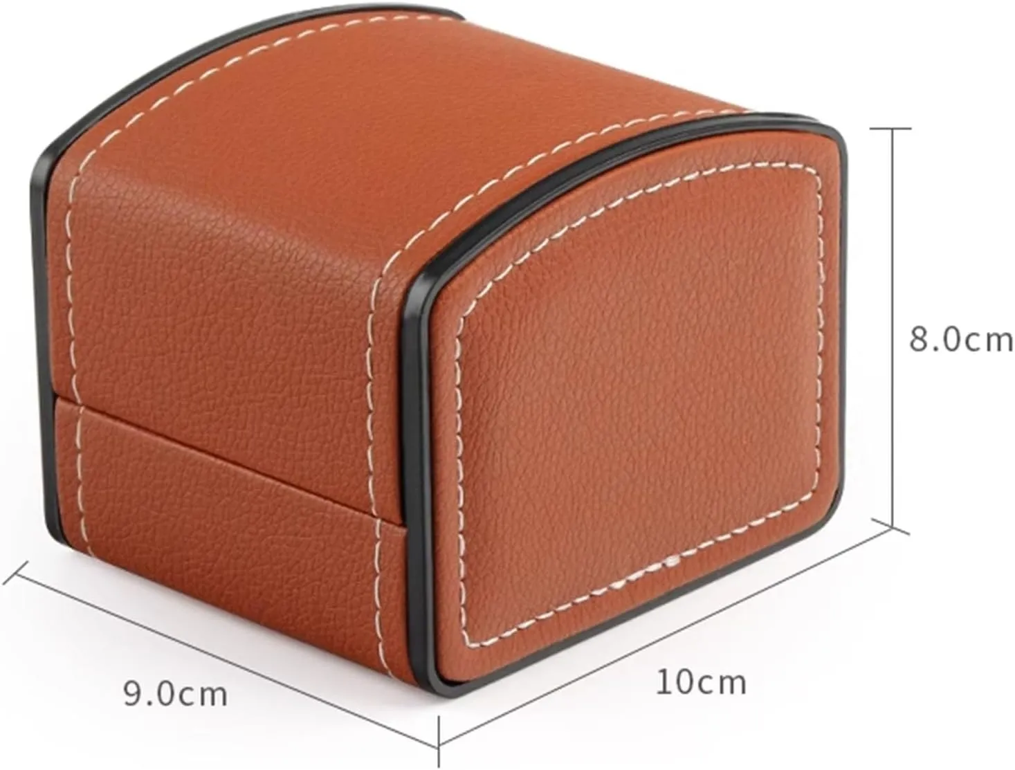 Watch Display And Collection Box 9 * 10 * 8cm(Dark) corpus ownership helium LHX Artificial Leather Watch Box Storage Box Mechanical 
