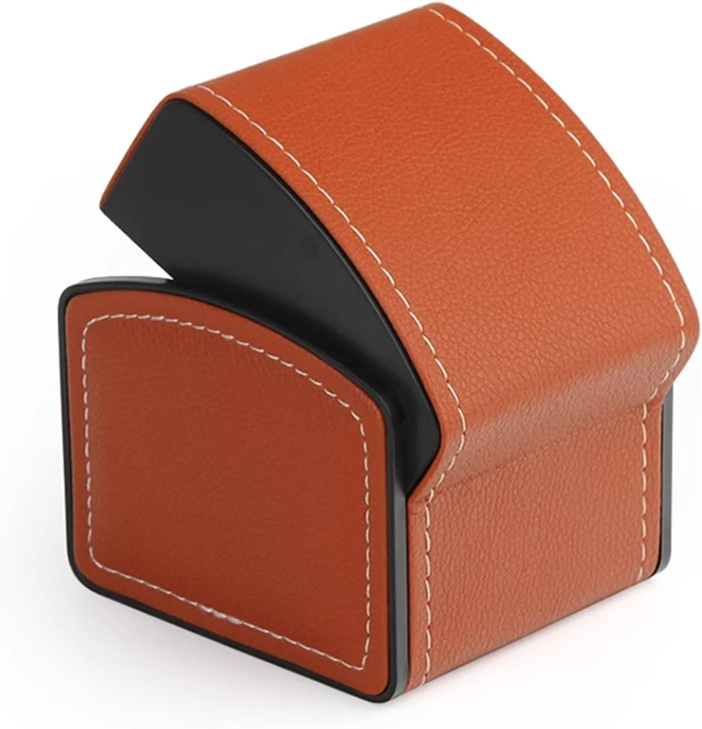 Watch Display And Collection Box 9 * 10 * 8cm(Dark) corpus ownership helium LHX Artificial Leather Watch Box Storage Box Mechanical 