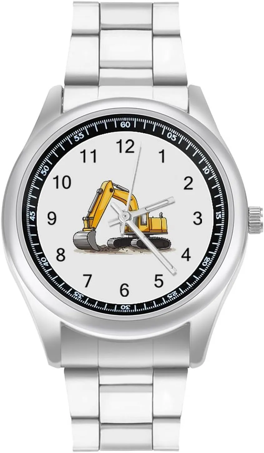 Watch Easy to Read for Work Workout Excavator Classic Watches for Men Fashion electronic misinterprete Graphic 