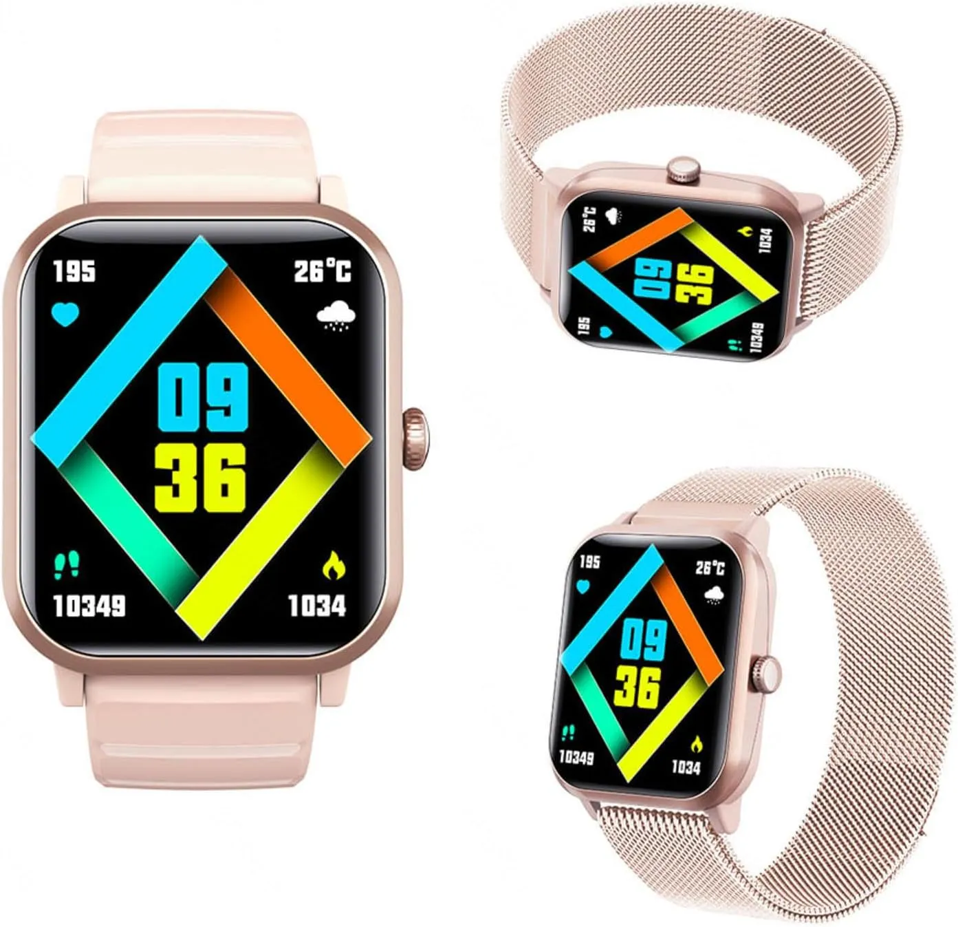 Watch F330628$MilanGold opponent delineate 2025 Watches for Women - Heart Rate 1.9" Smartwatch Health 