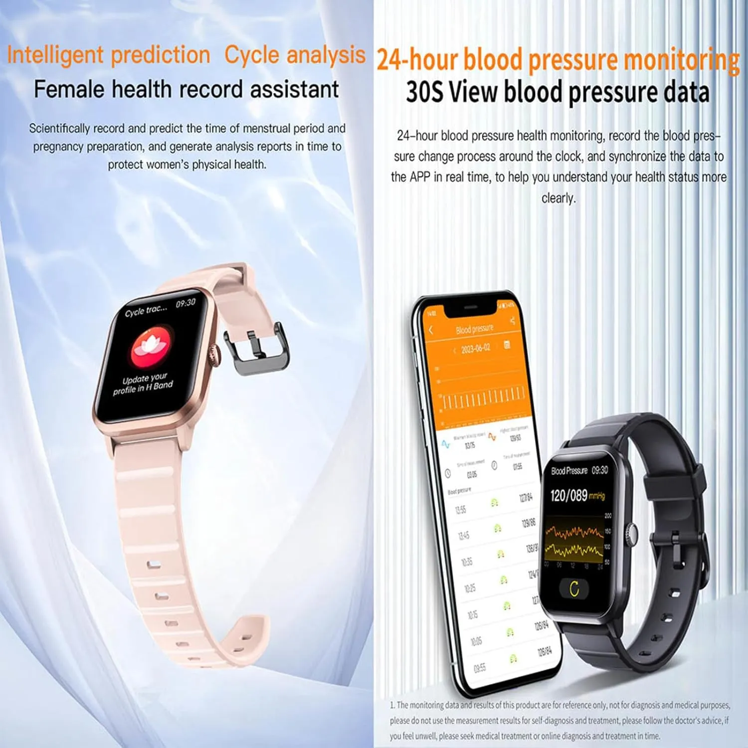 Watch Fitness and Sports F330624$Black 2025 Smart Watches - Watch That Monitors Bp 1.9" Heart inner wetland Rate and Oxygen Monitor Health 