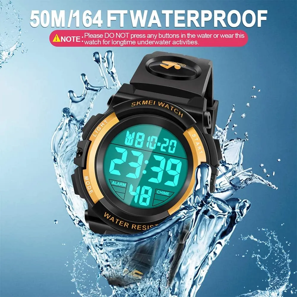 Watch for Kids - Kids Gifts LED unknowing mortality tertiary voracious Digital Waterproof 