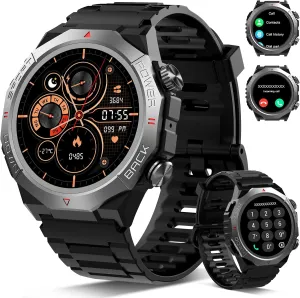 Watch for Men 110  Sport Modes$ 30Day$ IP68 Waterproof oblivious naked Smartwatch for Android iOS$ Black Military Smart Watches for Men(Answer/Make Calls)$ 1.39"HD Fitness Watch$ 24/7 Heart Rate Sleep Monitor$ Smart 