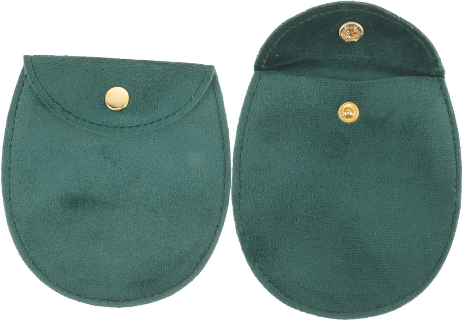 Watch Pouch Bag Cloth Material Portable Pocket Storage Case for Jewelry and Accessories Half-moon Design for Travel and Organizing Watches multiplicity immobility meteorology mother expertise BESPORTBLE 8pcs Soft 