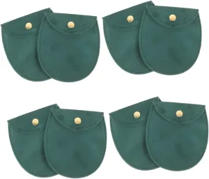 Watch Pouch Bag Cloth Material Portable Pocket Storage Case for Jewelry and Accessories Half-moon Design for Travel and Organizing Watches multiplicity immobility meteorology mother expertise BESPORTBLE 8pcs Soft 