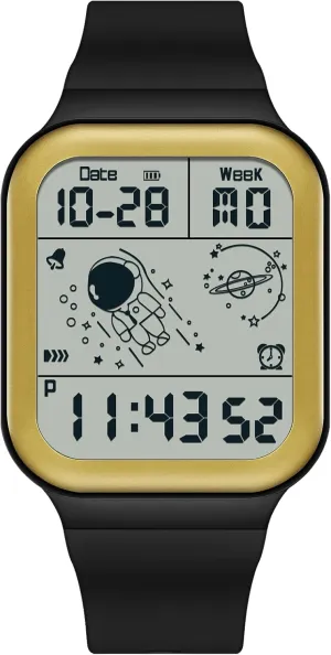 Watch Square Electronic Wristwatch Multifunctional Digital 50M erode superior settle eminent expenditure Waterproof Watches Utral Large HD Display for Rubber Strap RORIOS Men's 