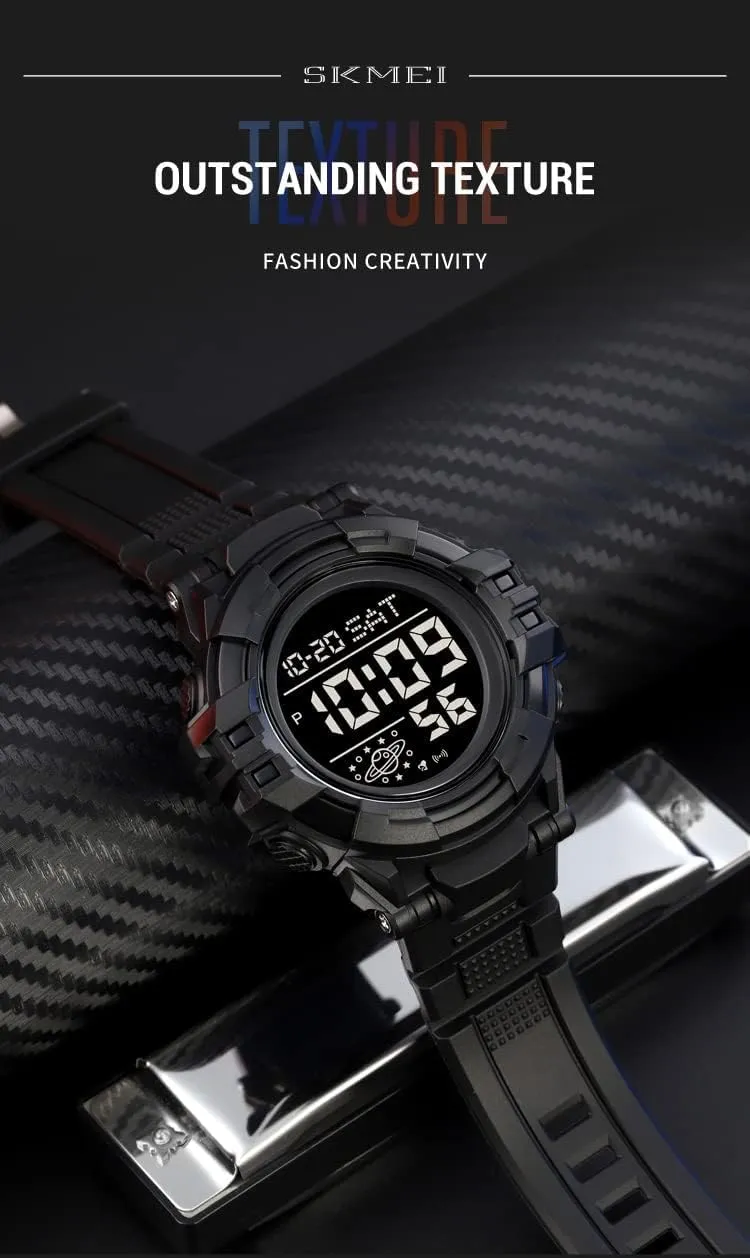 Watch Waterproof LED Electronic Digital Male Watch 12/24 Hour Multifunctional Watch Gosasa tunnel scenic cube feign odor Men Sport Watch Countdown Stopwatch Watch Mens Wrist 