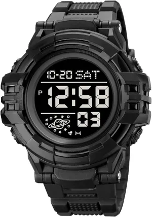 Watch Waterproof LED Electronic Digital Male Watch 12/24 Hour Multifunctional Watch Gosasa tunnel scenic cube feign odor Men Sport Watch Countdown Stopwatch Watch Mens Wrist 