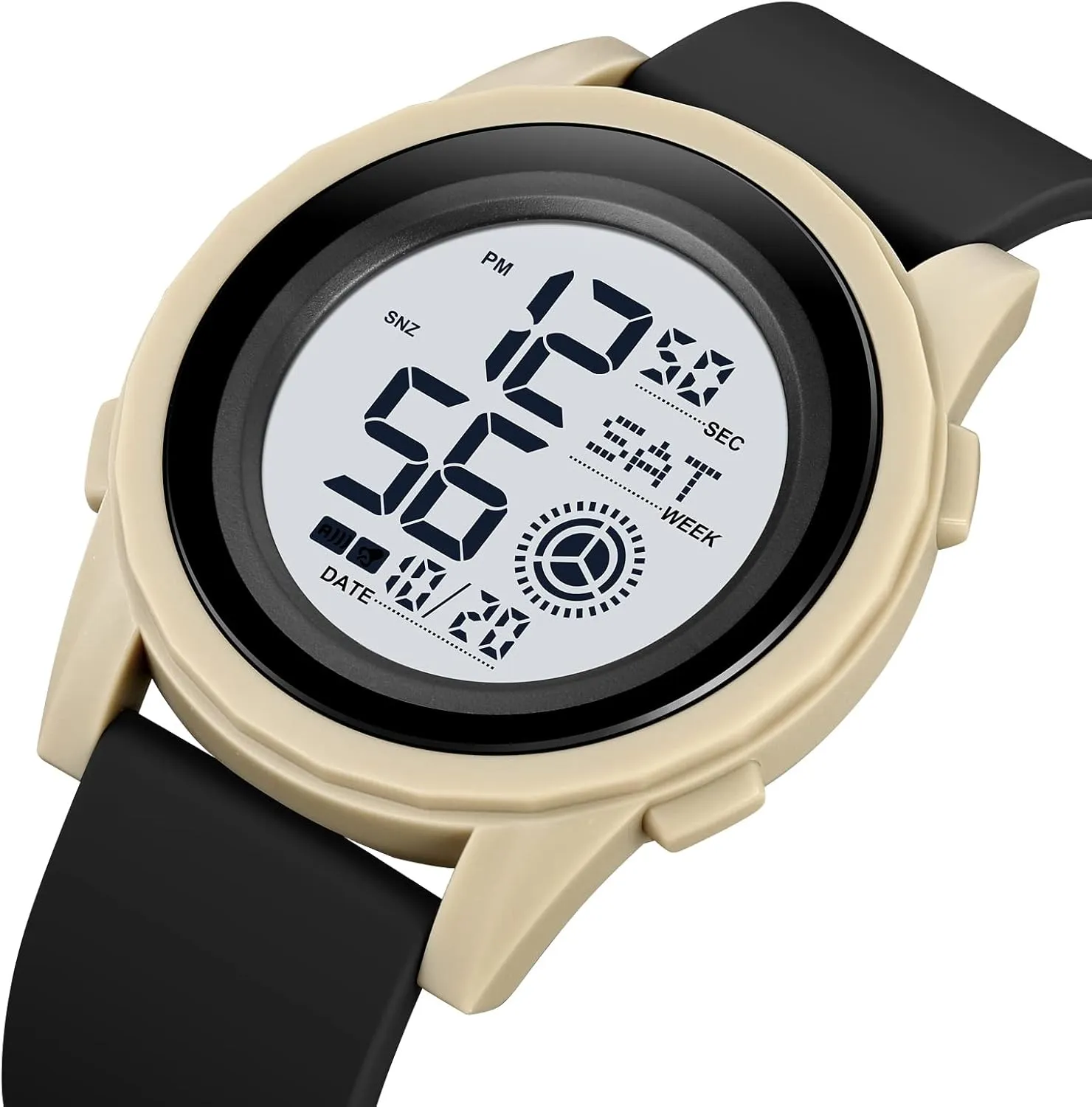 Watches for Men Outdoor Sport Multifunction Watch Date Alarm LED Back Light Fashion prod longevity adversely Male Wristwatch Stopwatch Rubber Strap Gosasa Digital 